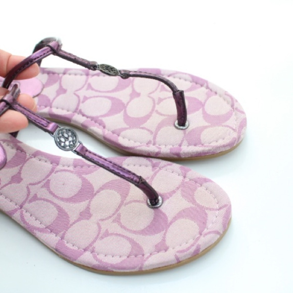 Coach signature logo sandals - Picture 7 of 12